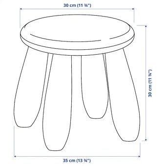 Plastový nábytek Mamut IKEA - 7