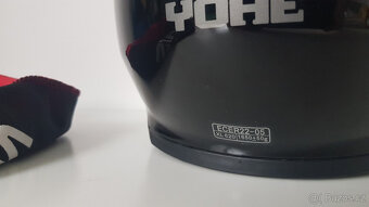 Moto helma Yohe černá lesklá - 7