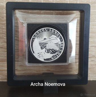 Set 3ks Ag investičních mincí + slitek Ag Germania Mint. - 7