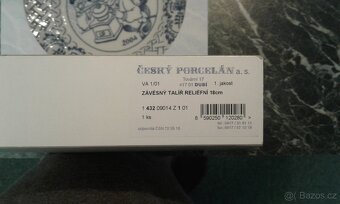 Závěsné vánoční výroční talíře 2001, 2002, 2003, 2004 - 7