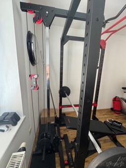 Corenght - Posilovací klec Power Rack 900, posilovací lavice - 7