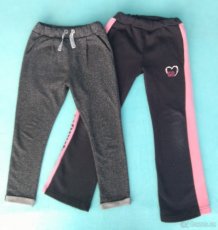 Dívčí kalhoty a tepláky pro 5-7 leté, vel.122 - 7