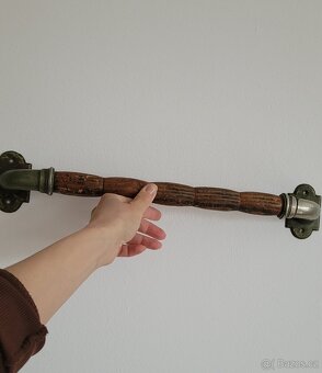 Robustní dveřní madlo / Vintage klika - 7