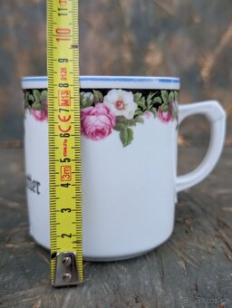Vintage porcelánový hrnek. Milé mamince. - 7