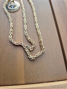 Zlatý řetízek se zlatým přívěskem - 7