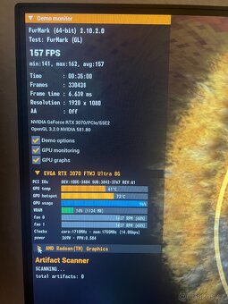 EVGA GeForce RTX 3070 FTW3 ULTRA//Funkční//Záruka - 7