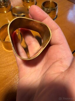 Mosazné kroužky na ubrousky - 7