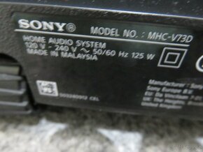 Zánovní párty reproduktor Sony MHC-V73D (záruka 24 měs.) - 7
