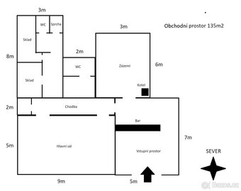 Obchodní prostor 135m2 (Jablonec nad Nisou, ul. Smetanova) - 7