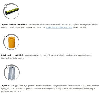 Komplet pískovačka + ochranný set - 7