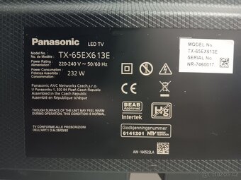 Panasonic TX-65EX613E,184cm,Ultra HD-4K,Smart+Wifi,DVB-T2 - 7