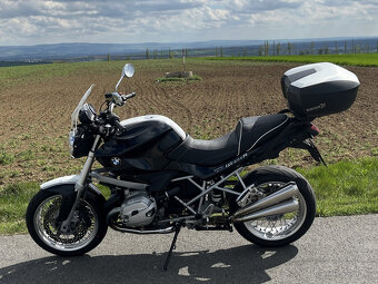 BMW R1200R - držák plotny - montáž na origo madla - 7