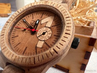 Dřevěné hodinky typ ONE - nové - 7