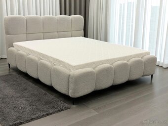 Manželská postel , uplne nový . Šedá | 180x200 , 160x200 | - 7