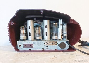 Art Deco starožitné rádio Talisman, krásný stav, funkční - 7