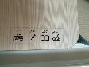 Rostoucí stůl a židle+kontejner(plus nastavit pc stůl ikea) - 7