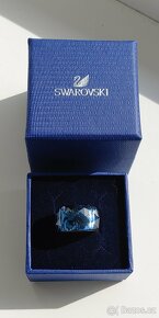 Swarovski ikonický prsten modrý - 7