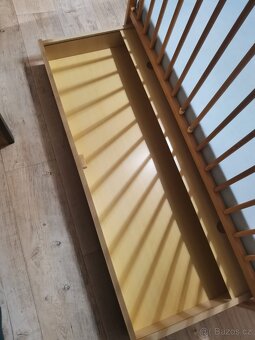 Dřevěná dětská postýlka Drewex Kuba II - 7