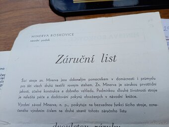 Šicí stroj Minerva - 7