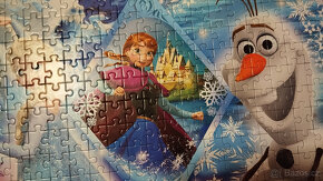 Puzzle Ledové království 250 dílků - skvělý stav - 7