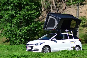 Autostan střešní stan Dakota 120 skořepinový stan Wild Land - 7