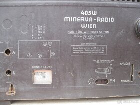 rádio MINERVA 405W - 1939 1300kč - 7