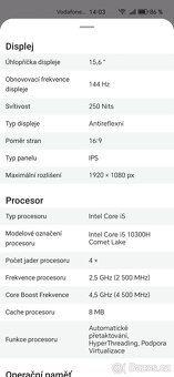 Herní notebook ASUS TUF Gaming F15 - 7