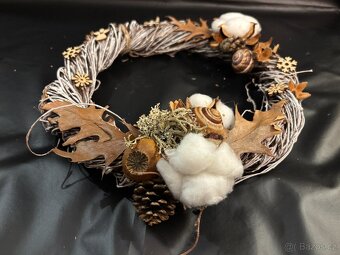 Originální vánoční věnec  28 cm - 7