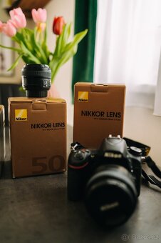 Nikon D750 + objektivy 85mm f/1,8G a 50mm f/1,8G – top stav - 7