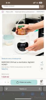 BABYONO Ohřívač a sterilizátor digitální HONEY - 7