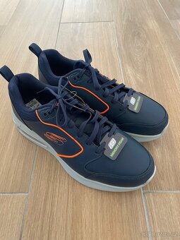 Nové pánské modré letní boty / tenisky zn. Skechers - 7