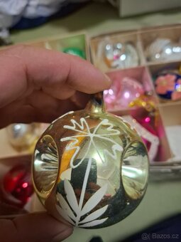 Staré retro originál vánoční ozdoby - 7