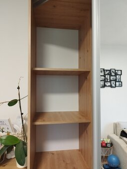 Šatní skříň rohová. Dub/artisan - 7