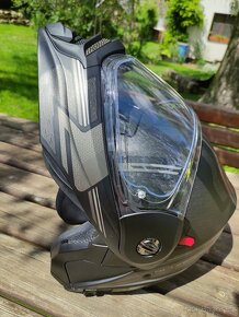 SCORPION přilba ADX-2 Carrera matt black/silver - 7