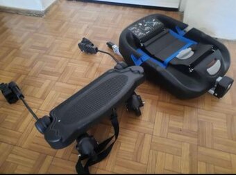 Kočárek 3v1 + isofix základna + skejt - 7