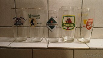 Pivni sklenice, tretinky,pullitry. - 7
