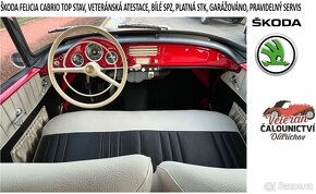 Škoda Felicia Cabrio 1960, TOP, Veteránská atest., bílé SPZ - 7