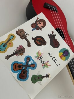 Akustické ukulele - Flight TUS-35 red, červené - 7