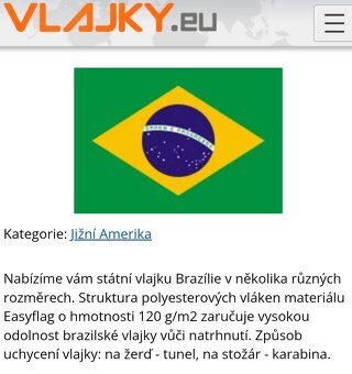 Vlajka Brazílie - 7