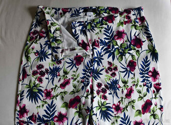 Letní kalhoty culottes Vendi a F&F vel. M(40) - 7