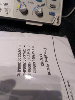 NOVÝ OSCILOSKOP 2x220MHz 1GS/S OWON SDS1202 - 7