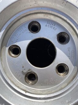 Sada kol Alu vč. zimní pneu , Audi, 5x100, ET38,6Jx15H2 - 7
