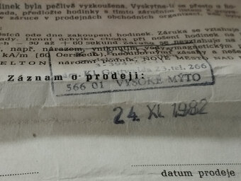 Staré hodinky Prim, pánské hodinky Prim-zamluveno - 7