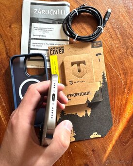 Apple iPhone 16 PRO 128 gb, ZÁRUKA, přírodní titan - 7