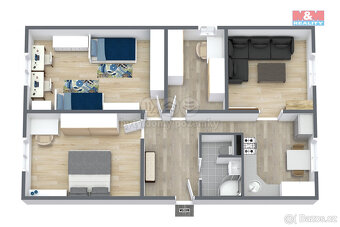 Prodej bytu 4+1, 82 m², Sokolov, ul. Jiřího z Poděbrad - 7