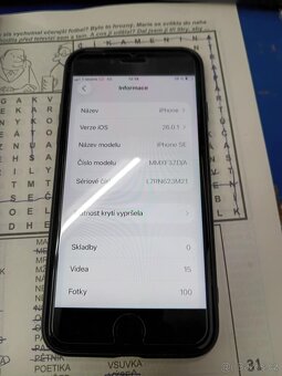 Apple iPhone SE 2022 64GB jako nový - 7