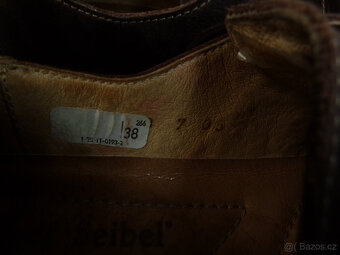 Boty Seibel,kožené,super stav - 7