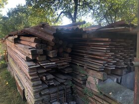 dřevo, stavební řezivo, fošny, trámy, latě - 7
