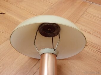 Retro funkcionalistická lampa chrom a sklo - 7