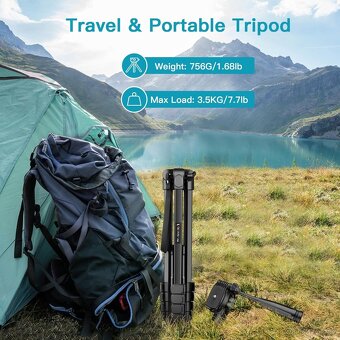 1x nový stativ max 160cm 1x tripod stativ Victiv P50 320kč - 7